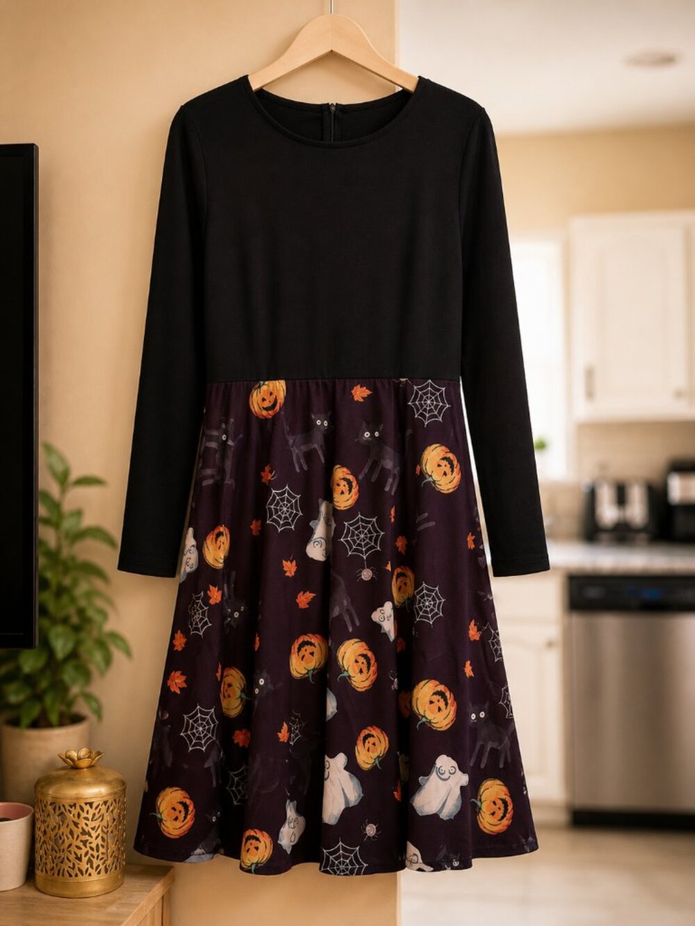 SHEIN Halloween Print Dress Women’s 2XL